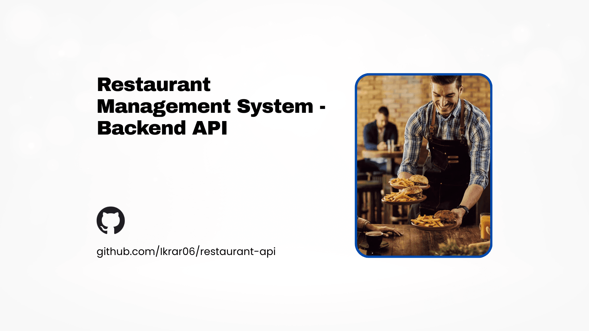 Restaurant Management System - Backend API