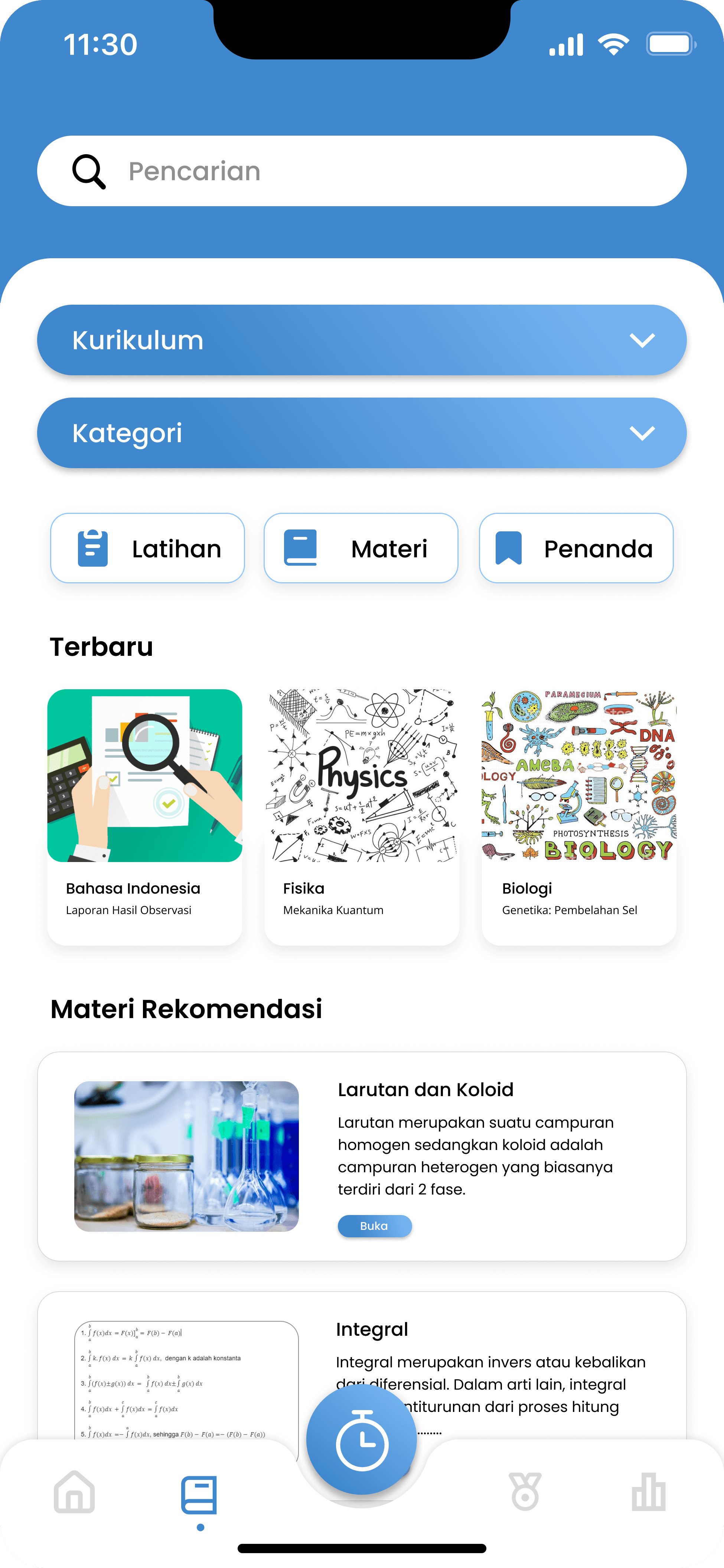 EduQuest - Educational App Design — final result 7