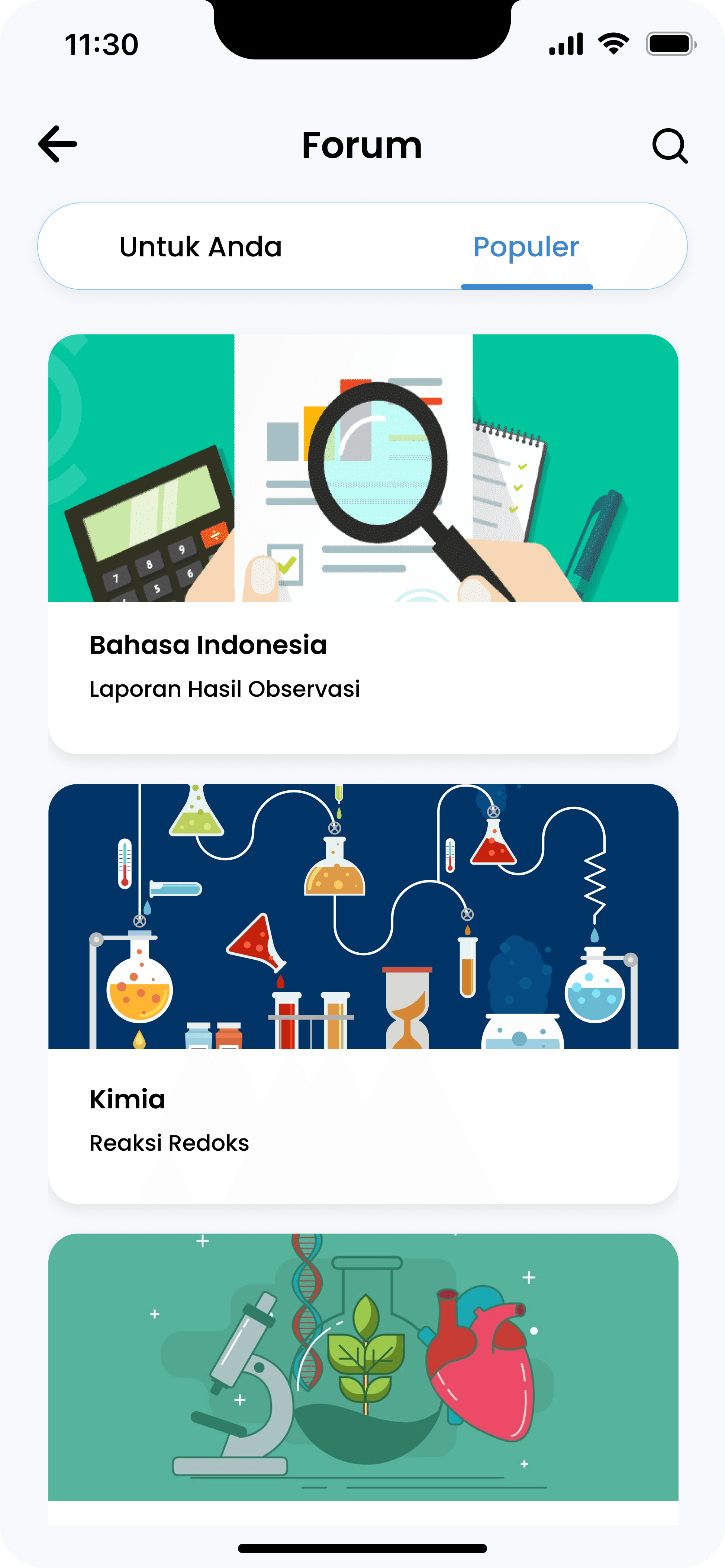EduQuest - Educational App Design — final result 17