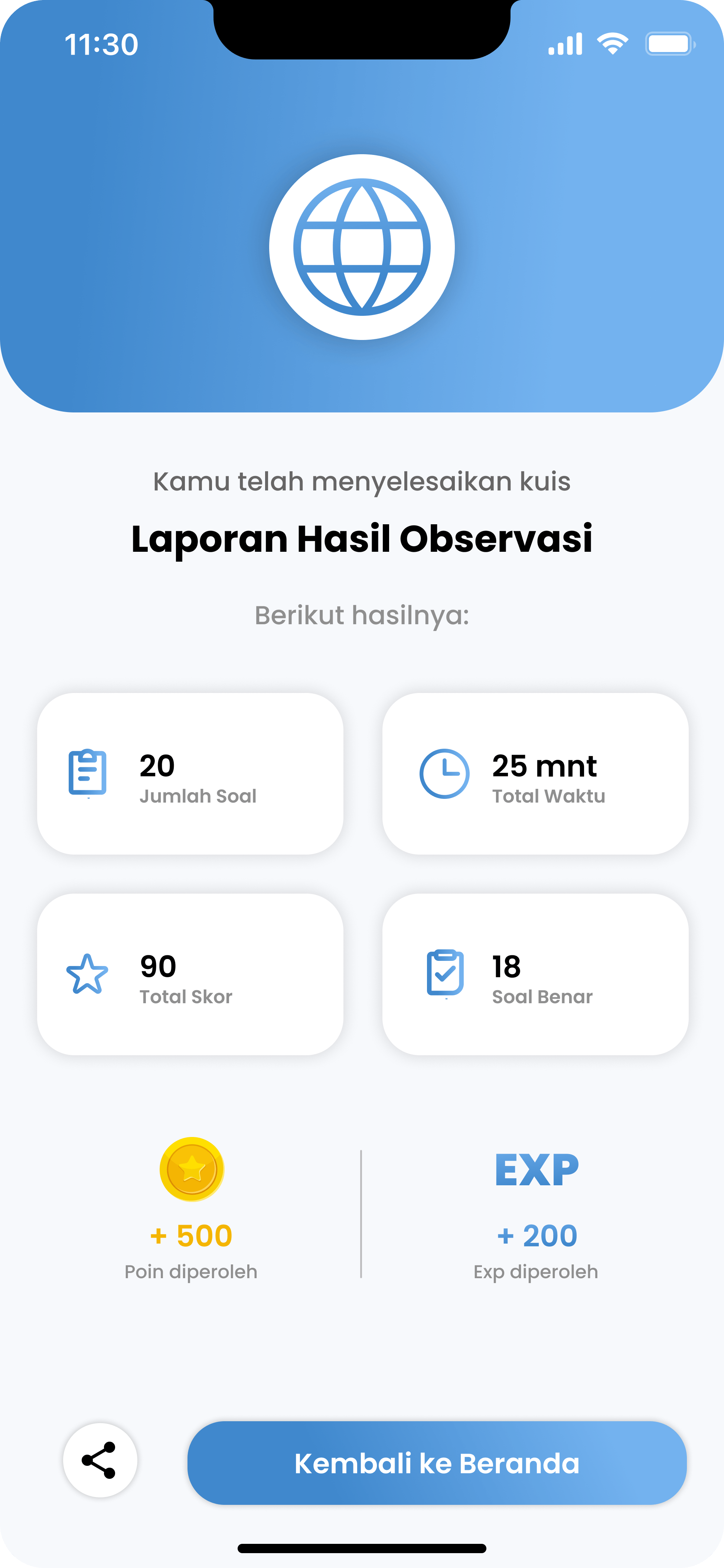 EduQuest - Educational App Design — final result 12