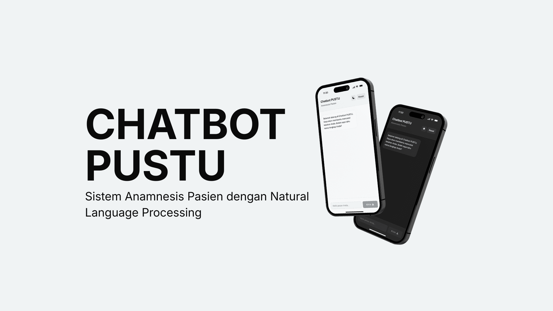 Medical Anamnesis Chatbot with NLP (Chatbot PUSTU)