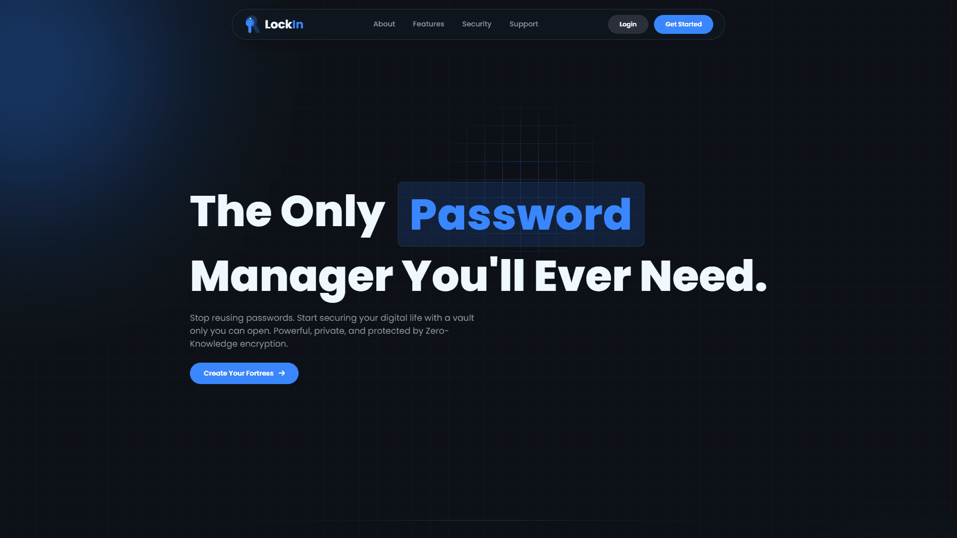 LockIn - Password Manager