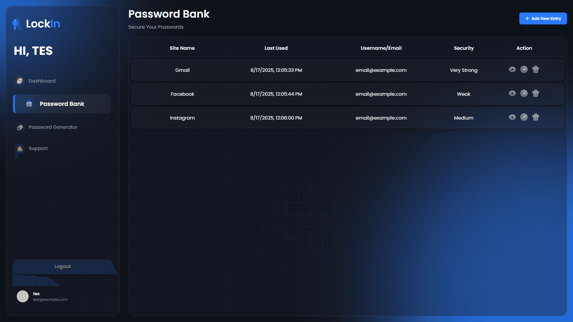 LockIn - Password Manager — additional material 1