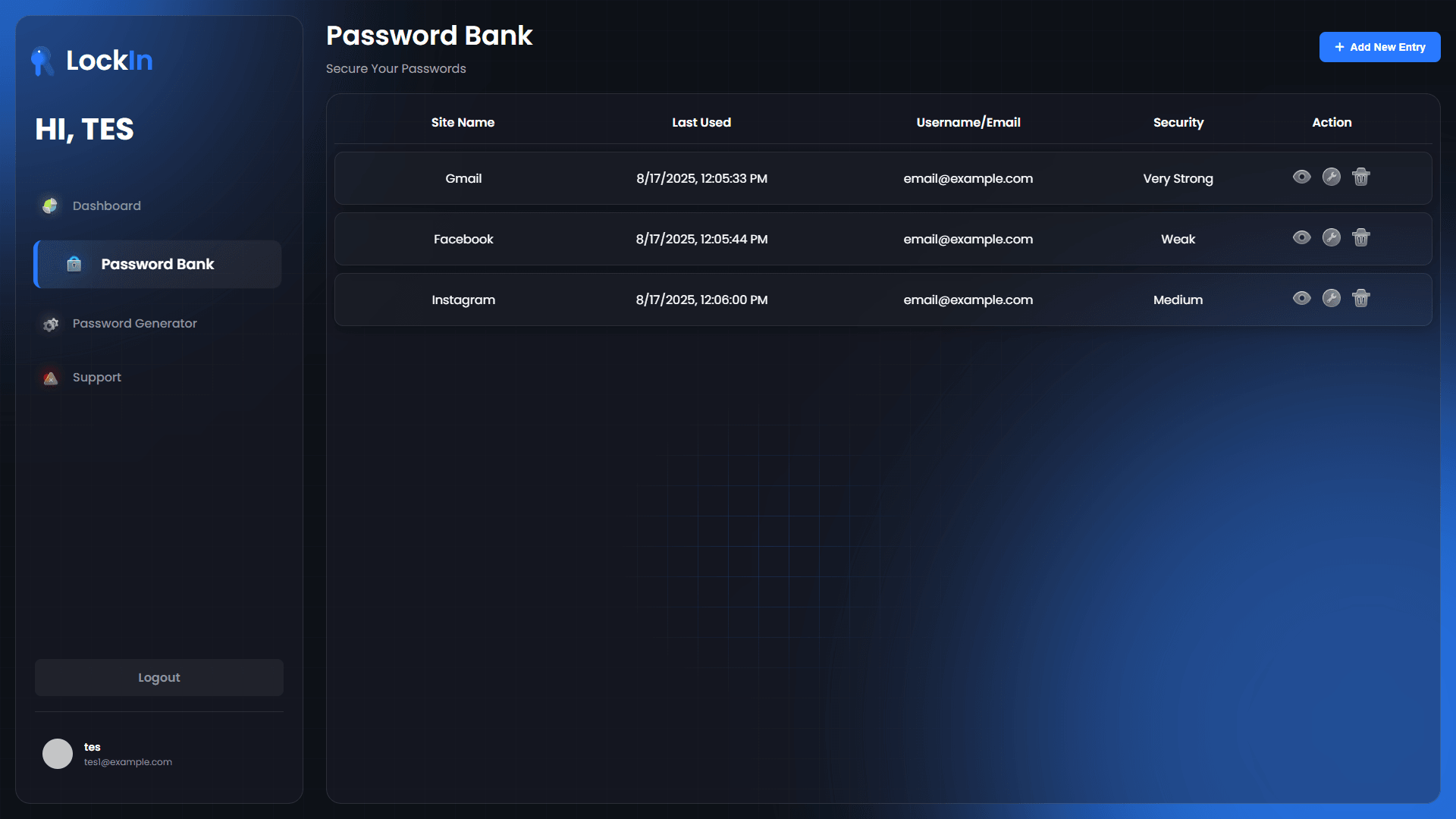 LockIn - Password Manager — application 1