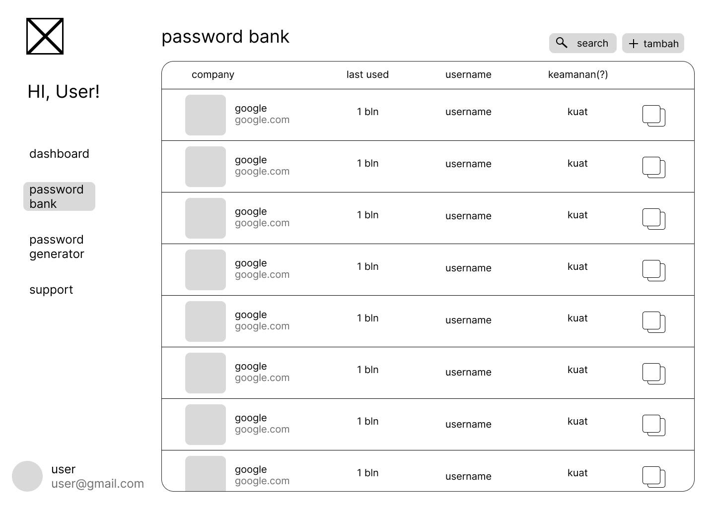 LockIn - Password Manager — exploration 3