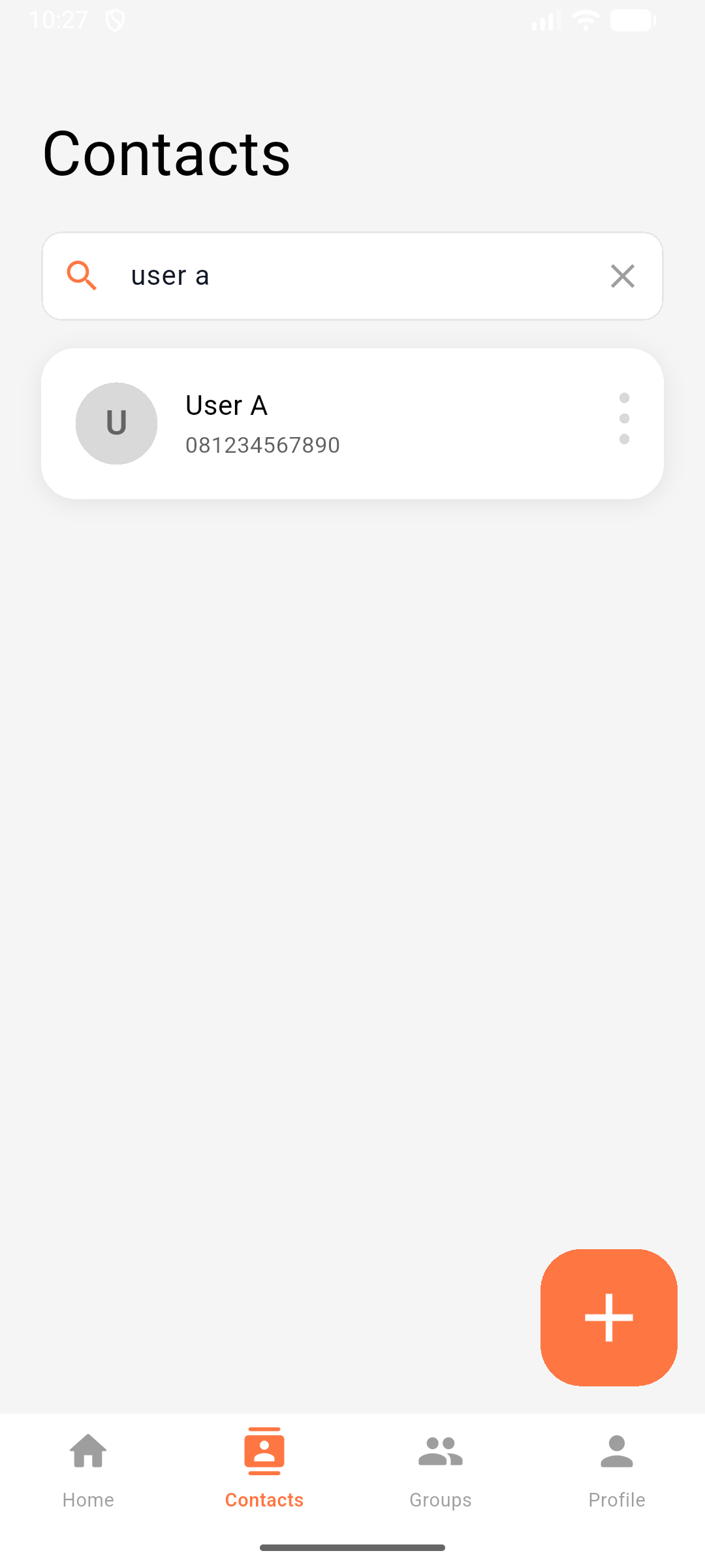 MyFriends - Emergency SOS & Contact Management App — final result 3
