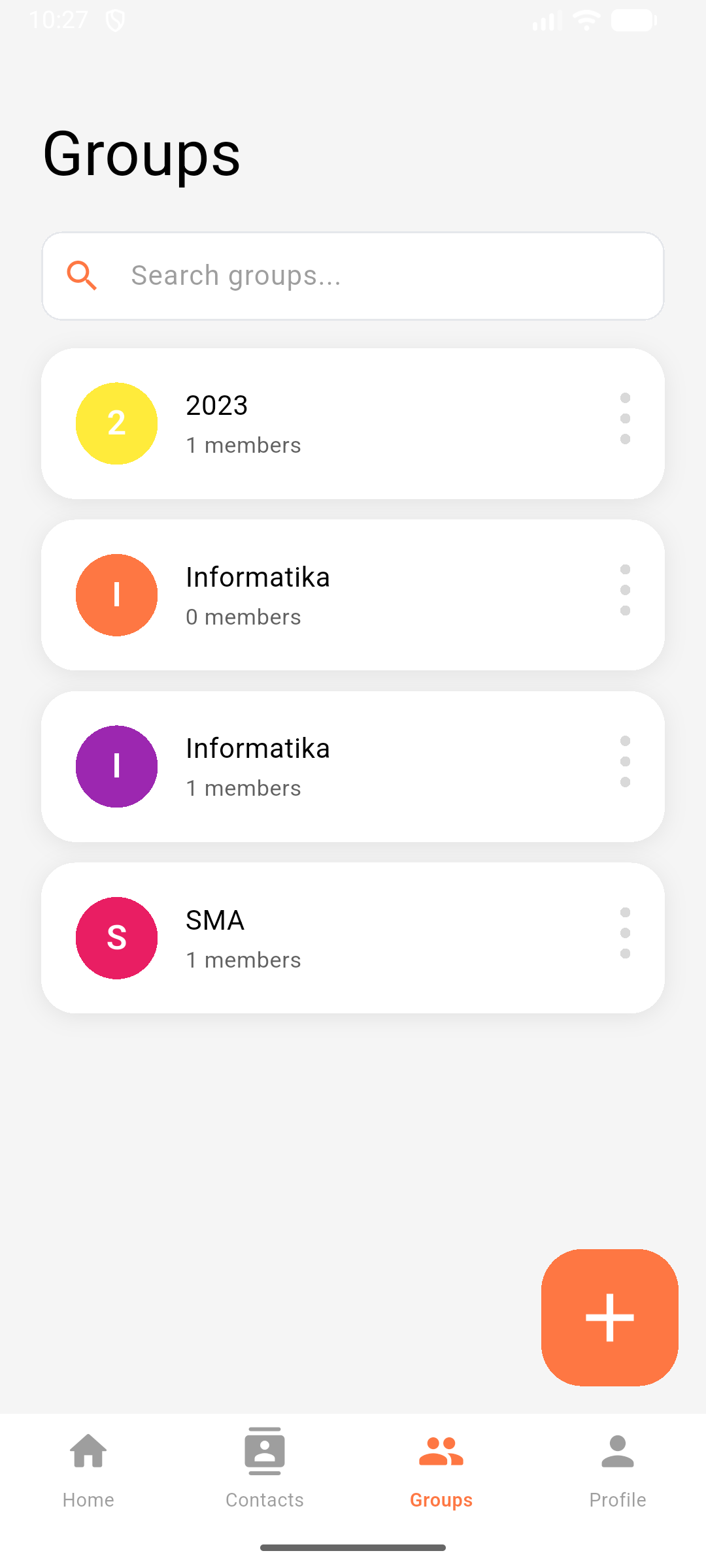 MyFriends - Emergency SOS & Contact Management App — final result 4