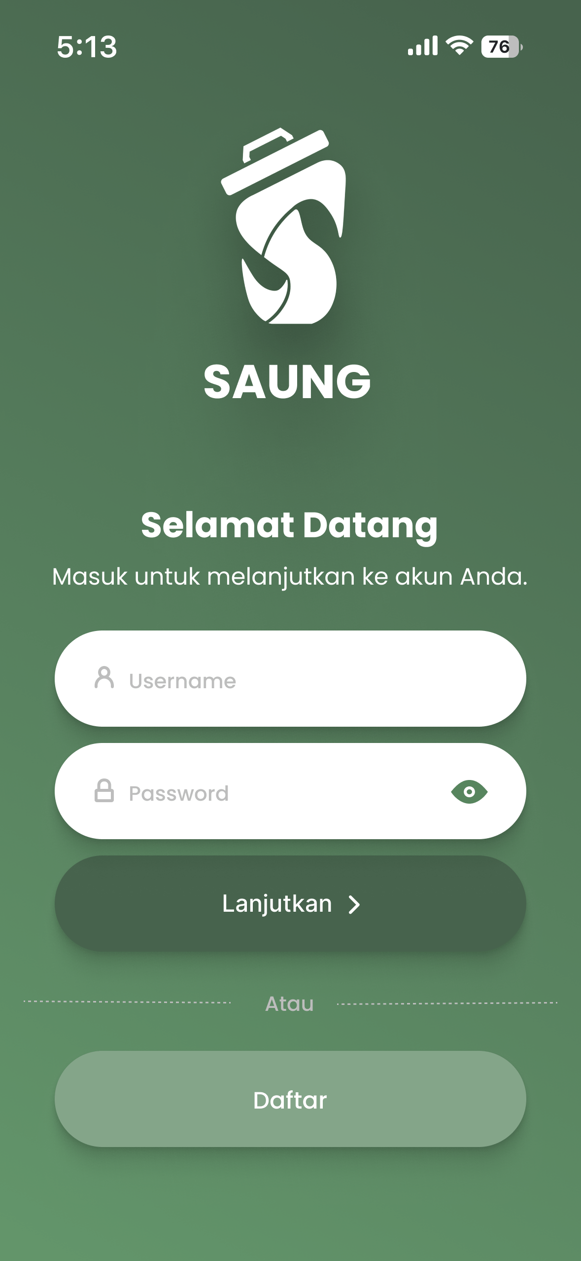 SAUNG - Waste Management UI/UX Design — final result 2