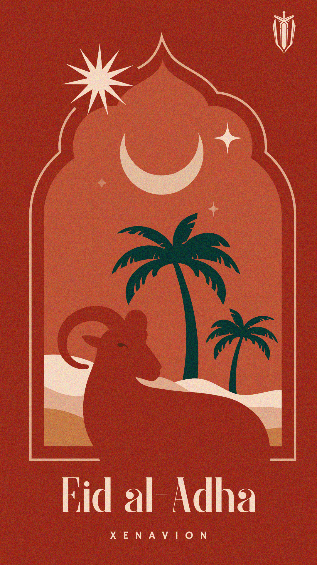 Eid al-Adha Greeting Design — visual 1